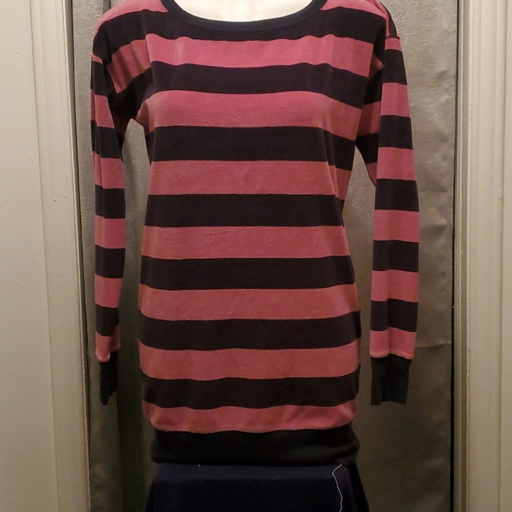Velour long sleeve top juicy coutre